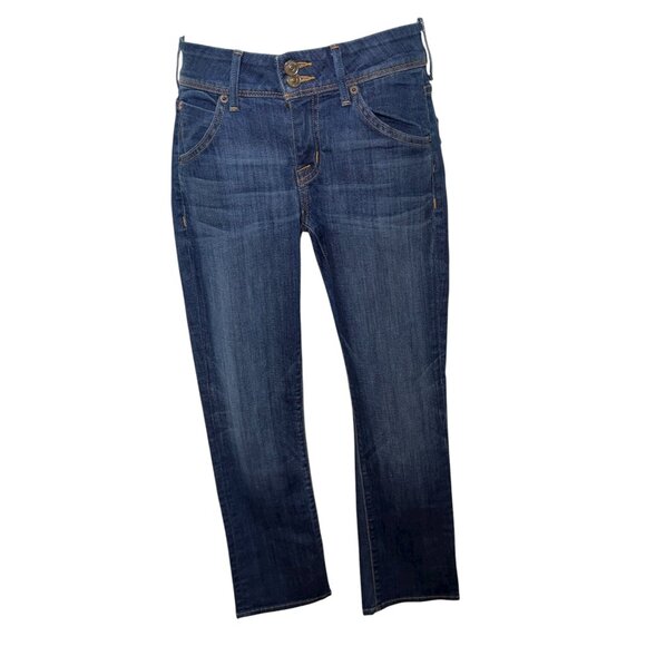 Hudson Beth Mid-Rise Baby Bootcut Flap Pocket Jeans Size 24 - Picture 3 of 8